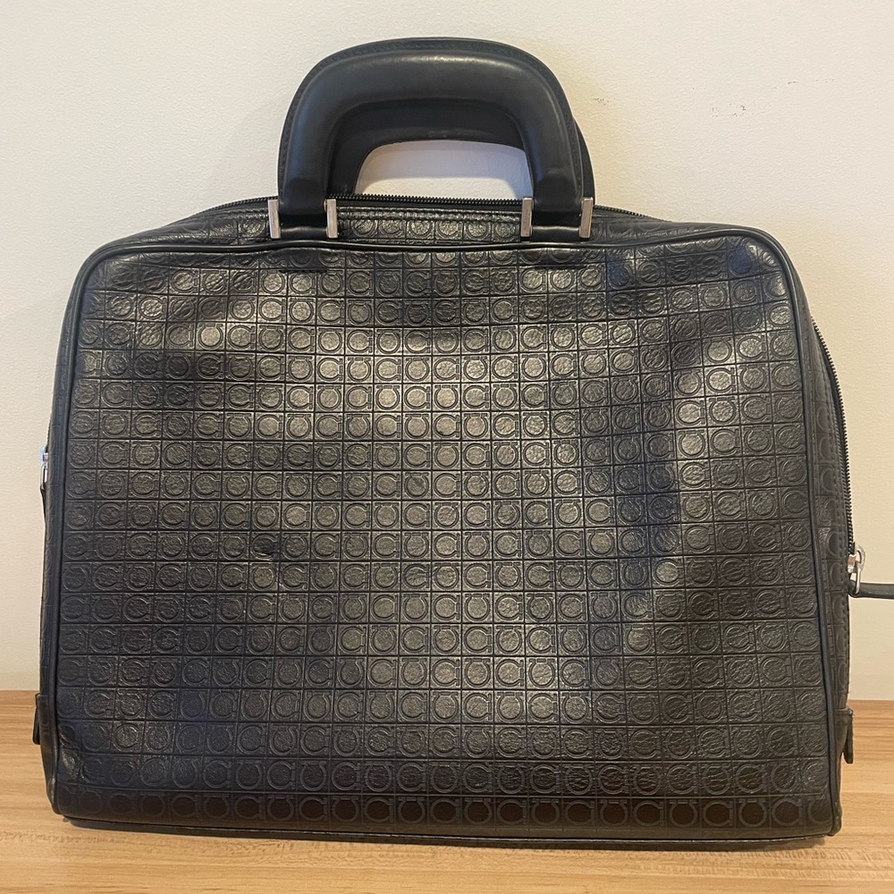Salvatore Ferragamo Gancini Brief Case